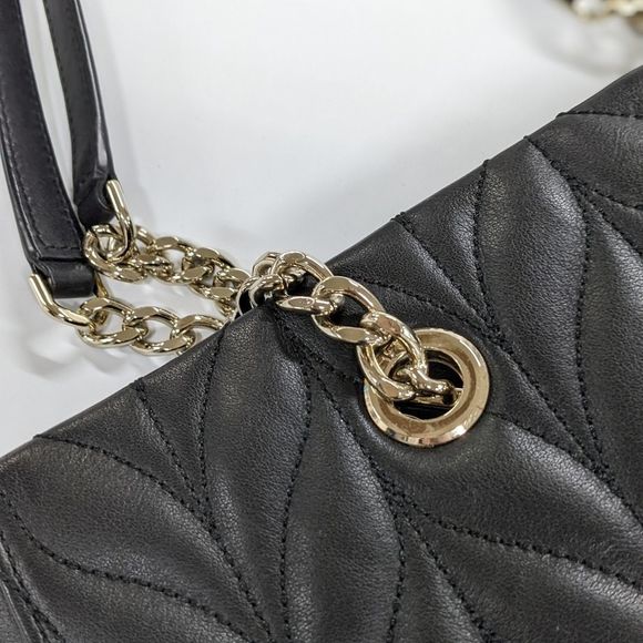 Kate Spade Briar Lane Quilted Slim North South Genuine Leather Shoulder Bag - Picture 4 of 9